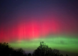 Жители Ростовской области наблюдали редкое северное сияние из-за сильнейшей магнитной бури