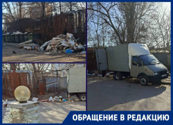 В поселке Орджоникидзе серые возчики превратили мусорные баки в свалку