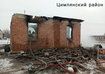 За сутки в Ростовской области в пожарах погибли двое мужчин