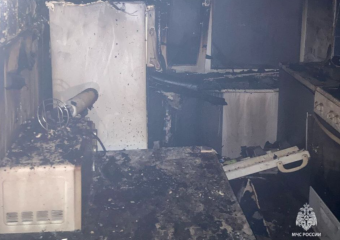 Холодильник стал причиной пожара в ростовской многоэтажке