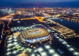 Болельщиков вновь повезут в шаттлах на матч "Ростов-арены"