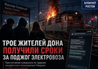 Молодого парня и двух подростков отправили за решётку за теракт на станции Ростов-Товарный за 150 тыс рублей