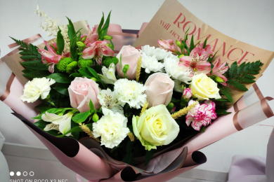 Цветочные букеты и композиции на заказ. «Цветочный Блюз»