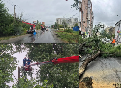 В Ростовской области после урагана без света остаются десятки населенных пунктов, без воды — более 42 тысяч человек