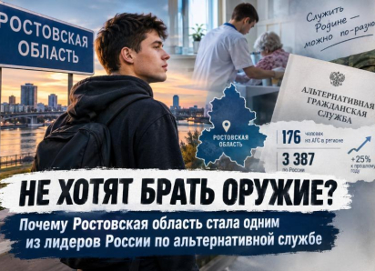 Не хотят брать оружие? Почему Ростовская область стала одним из лидеров России по альтернативной службе  