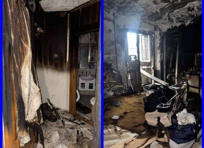 В Батайске ночной пожар лишил семью жилья и имущества