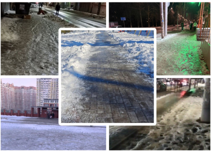 Самые заледенелые улицы Ростова спустя неделю после снежного апокалипсиса ждут всех, кто хочет в травмпункт 