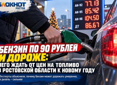 Бензин по 90 рублей и дороже: чего ждать от цен на топливо в Ростовской области к Новому году