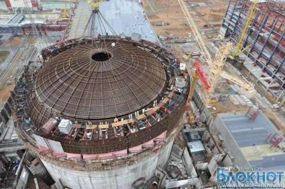 На Ростовской АЭС установили 165-тонный купол