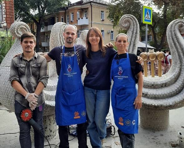 В Ростове завершили реставрацию фонтана «Лиры»