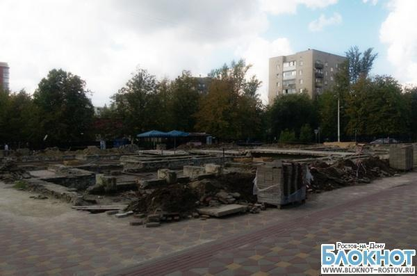В Ростове реконструкция фонтана на аллее Роз стоимостью 19 миллионов провалена