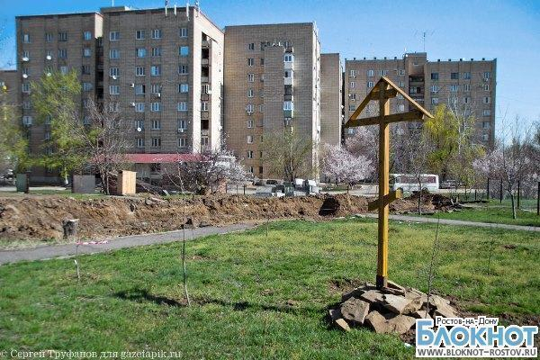 В Ростовской области прихожане построят храм из именных бревен