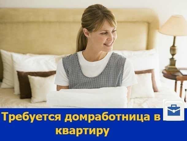 Домработницу на ежедневную оплату ищет владелец квартиры в Ростове