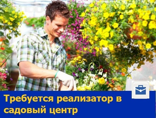 Умеющий работать с растениями ответственный реализатор требуется в Ростове
