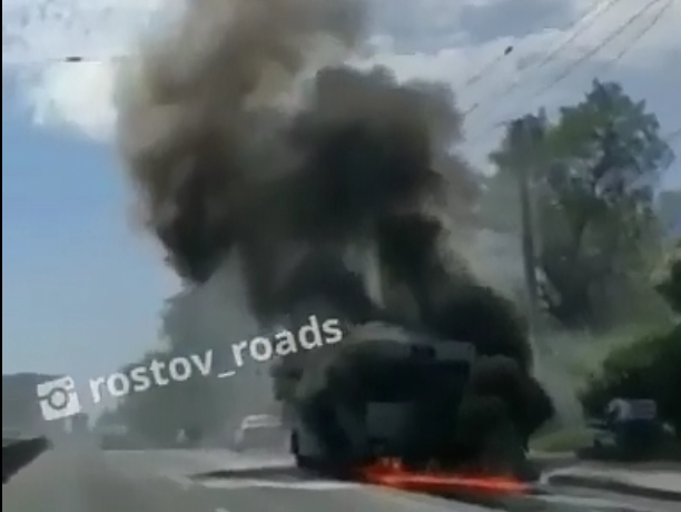 В мэрии Ростова рассказали о причинах пожара в автобусе на Нагибина
