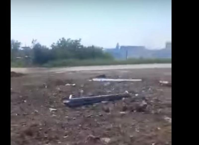 Потерявший управление беспилотник рухнул 3 июня на пустырь в Таганроге