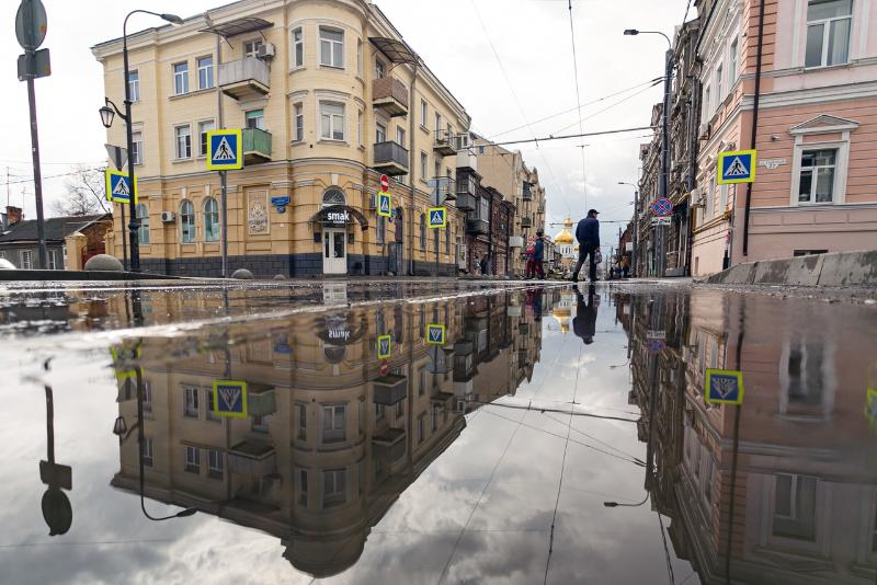 Дождь в ростове на дону фото