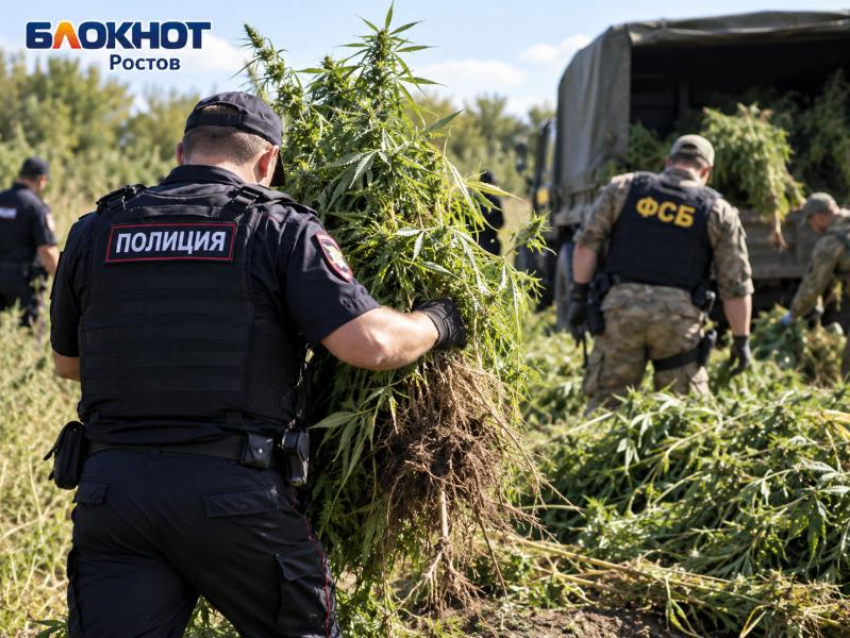 Более 150 очагов конопли ликвидировали за 10 дней в Ростовской области 