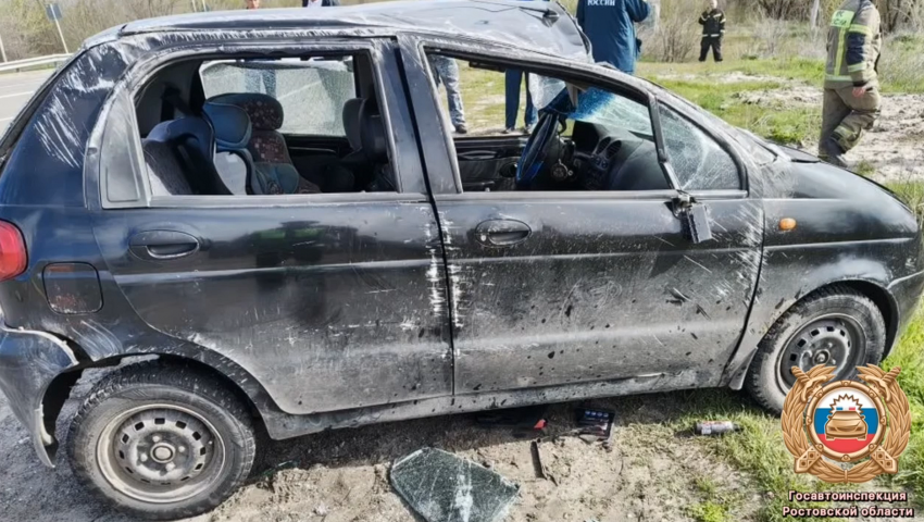 Мужчина и годовалый младенец пострадали в столкновении иномарок под Ростовом 