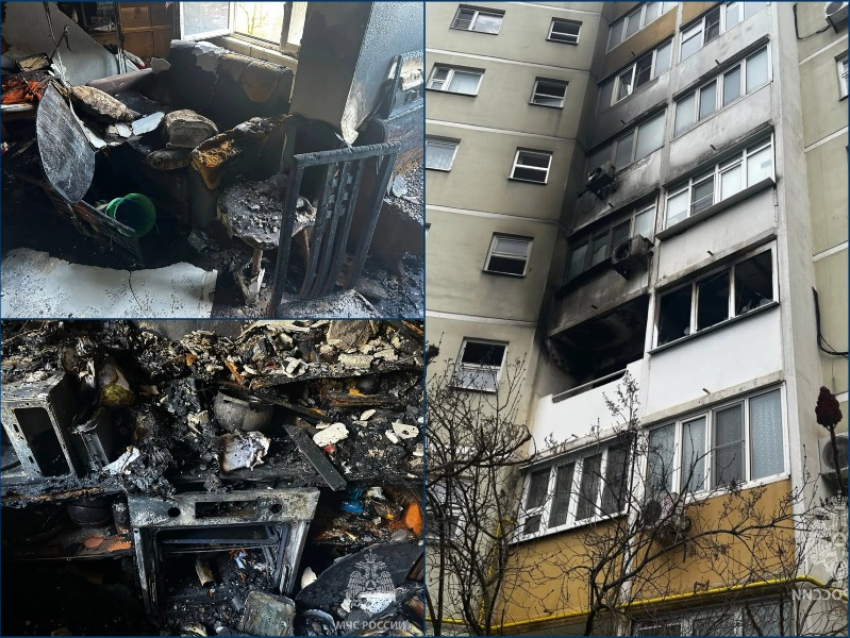 В Ростове эвакуировали жильцов многоэтажки из-за вспышки на кухне 