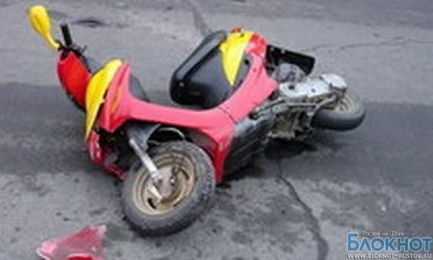 15-летний школьник пострадал в ДТП со скутером