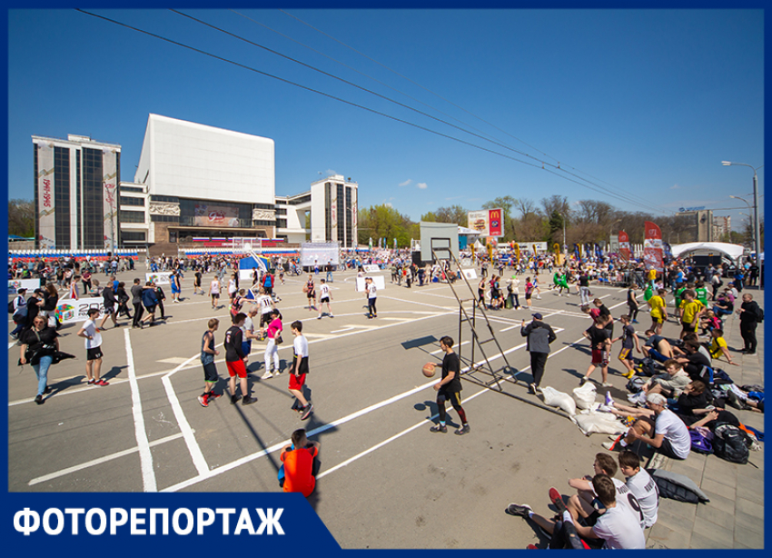 Первомай на Театральной: в Ростове прошли спортивные соревнования в честь праздника