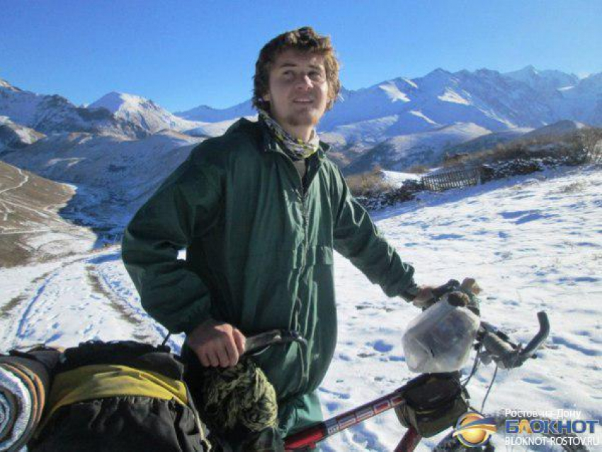 В Ростове встретили путешественника, дважды проехавшего Азию на велосипеде
