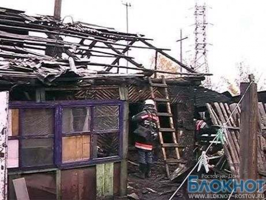 На пожаре в Ростовской области погиб пенсионер 