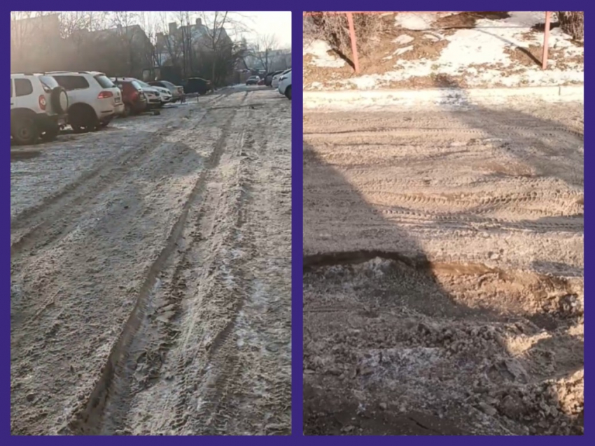 Жители Аксая страдают от замороженного льда из коллектора с нечистотами