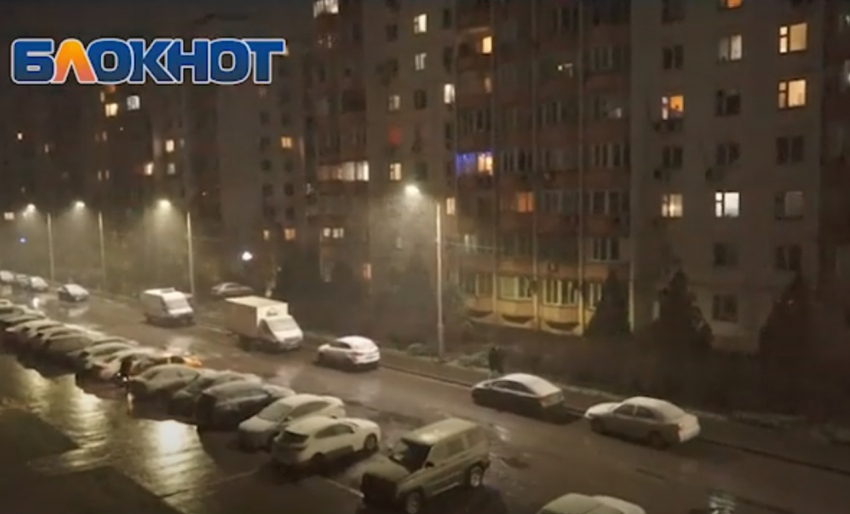 В Ростове выпал первый в 2023 году снег