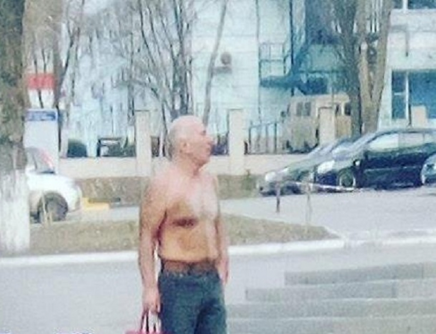 Обнаженного по пояс «Дмитрия Нагиева» обнаружили на улицах Ростова и высмеяли