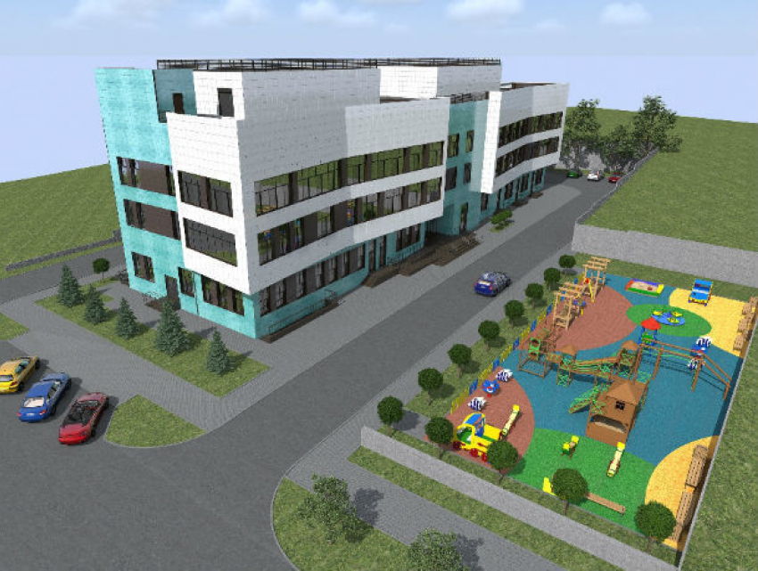 В Ростове строят детскую поликлинику в Железнодорожном районе