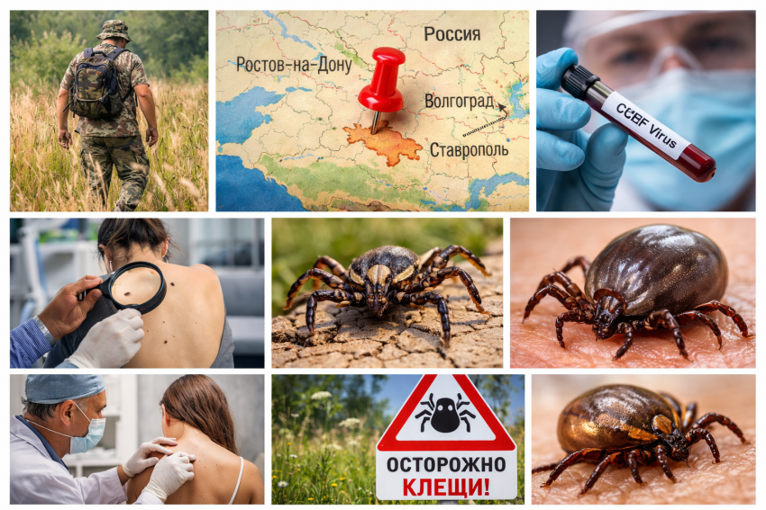 На Ростовскую область надвигаются опасные «догоняющие клещи-мутанты»
