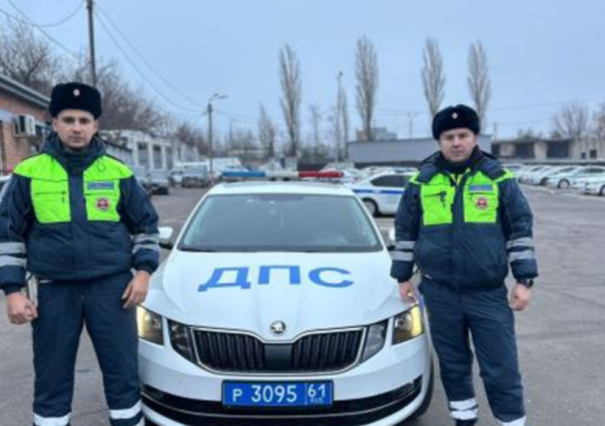 В Ростове сотрудники ГАИ спасли мальчика с ожогами 