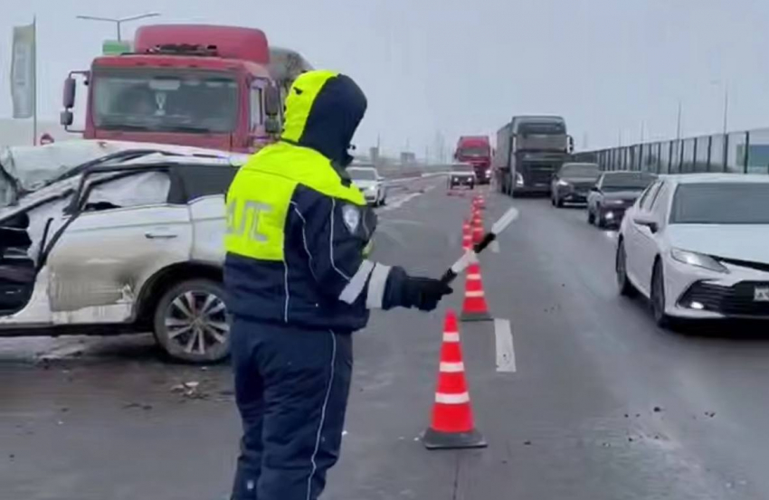 Часть трассы на М-4 «Дон» перекрыли из-за ДТП