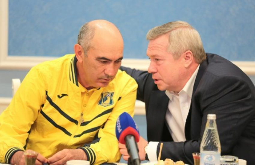 Голубев уговаривает Бердыева остаться на посту главного тренера ФК «Ростов»