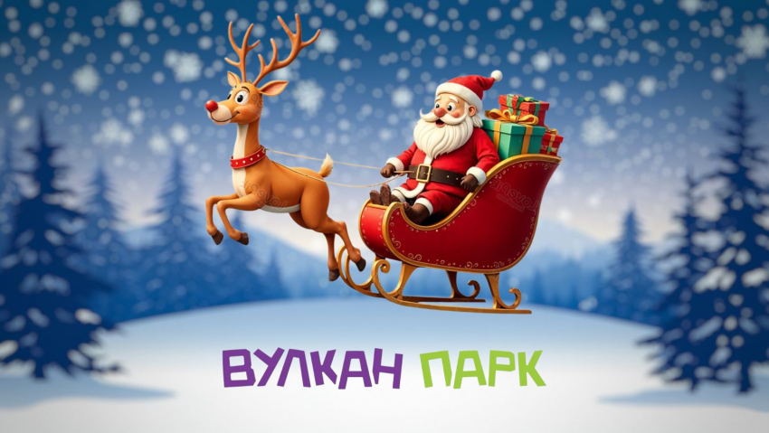 УСЛУГА ДНЯ: Новогодний утренник для всей семьи в Вулкан Парке