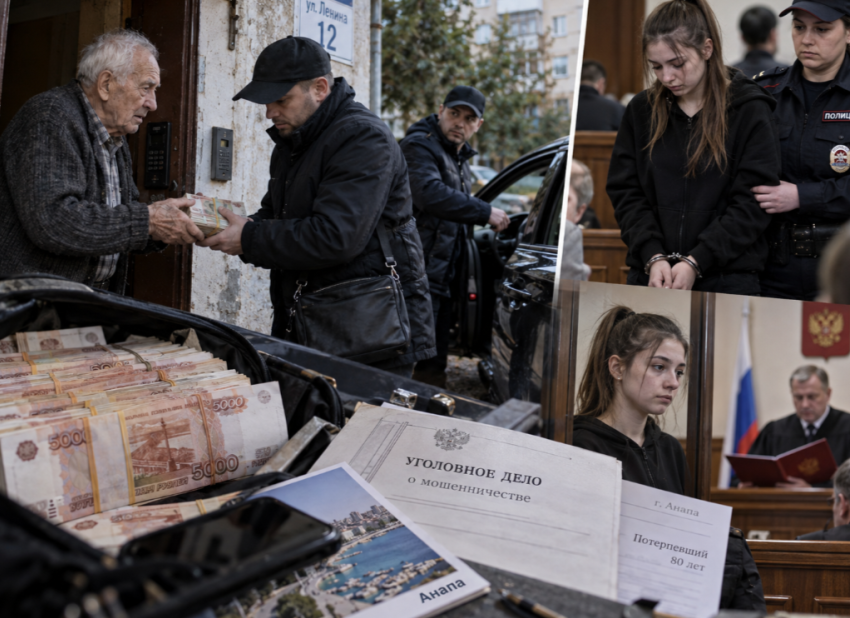 Молодая аферистка из Ростовской области с сообщниками «кинула» пенсионера на 6,2 млн в Анапе