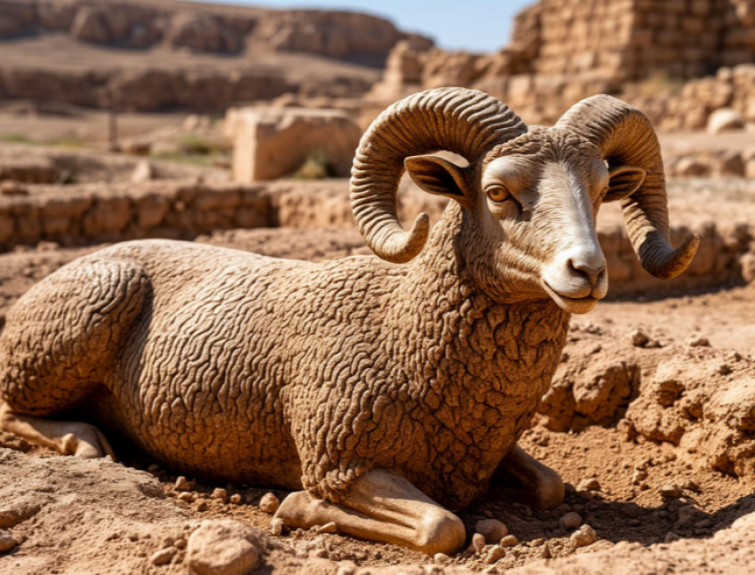 В Ростовской области нашли древнего барана которого никто не видел