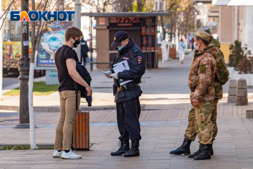 За сутки в Ростовской области составили 826 протоколов на нарушителей введенных режимов