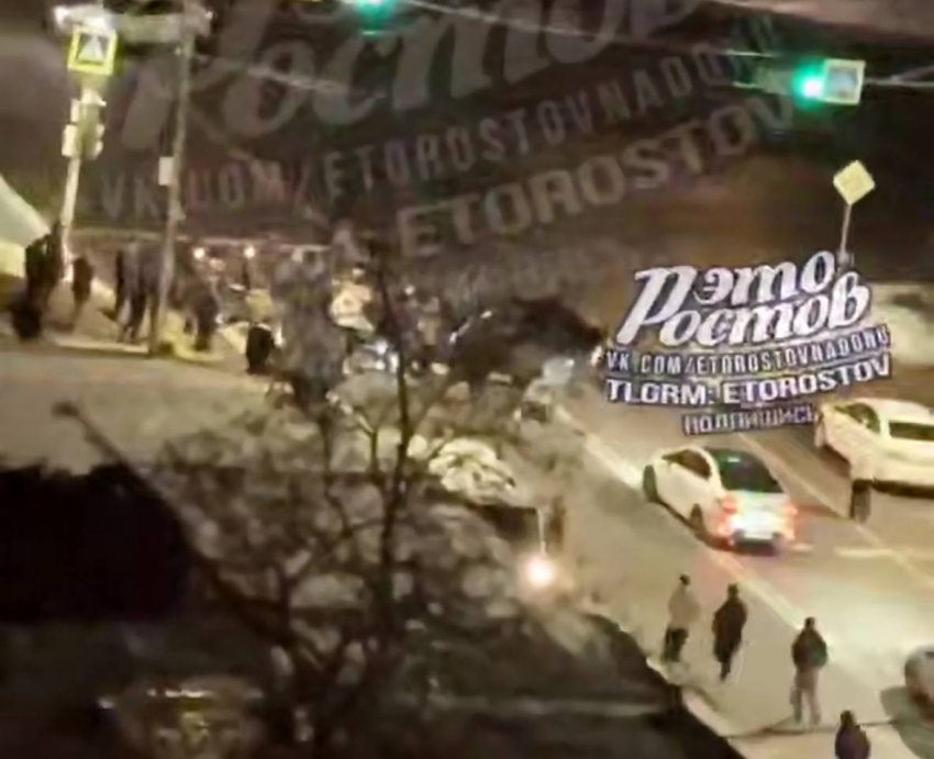 На ростовском Темернике новый год встретили с драками, дрифтом и петардами  