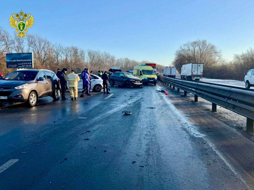 Движение по трассе М-4 «Дон» в Ростовской области восстановили после массового ДТП