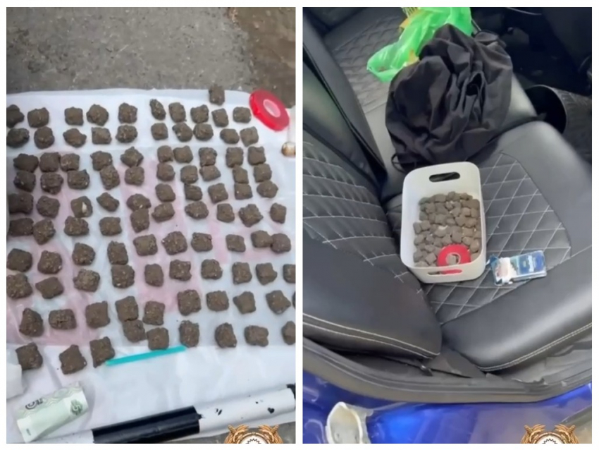 Крупную партию наркотиков обнаружили полицейские в Азовском районе