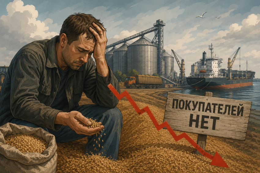 Сложная ситуация с зерном в Ростовской области: его не хотят покупать