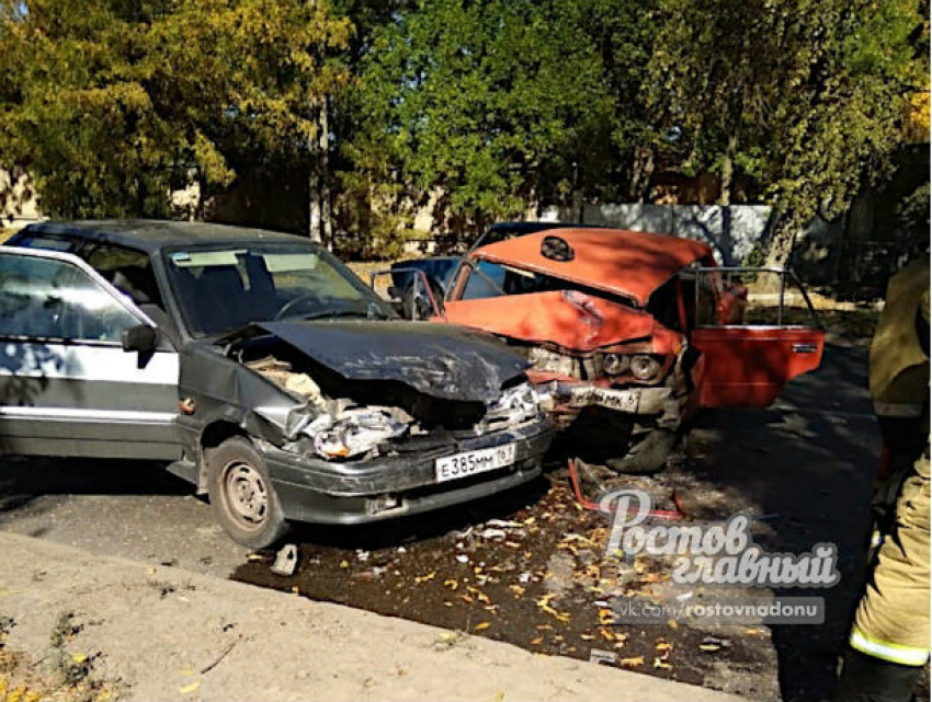 В ужасе лицезрели масштабное ДТП застрявшие в глухой пробке ростовчане