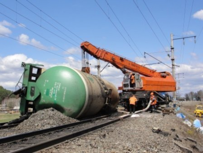 В Ростовской области восстановлено движение после схода поезда с полотна 