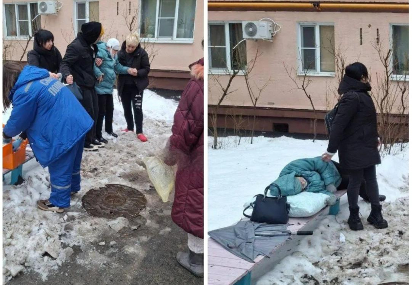 Здоровью пожилой ростовчанки, на которую упала большая сосулька, ничего не угрожает