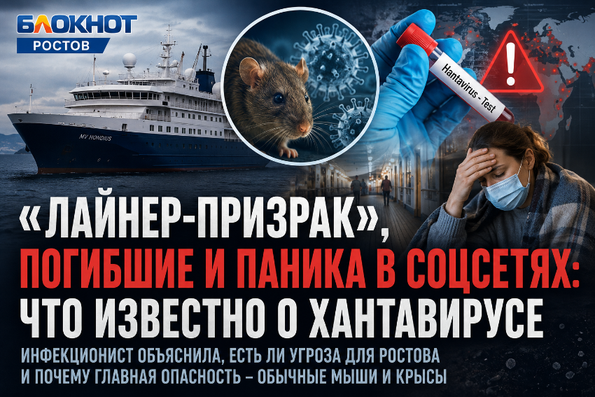 «Лайнер-призрак», погибшие и паника в соцсетях: что известно о хантавирусе и есть ли угроза для Ростова