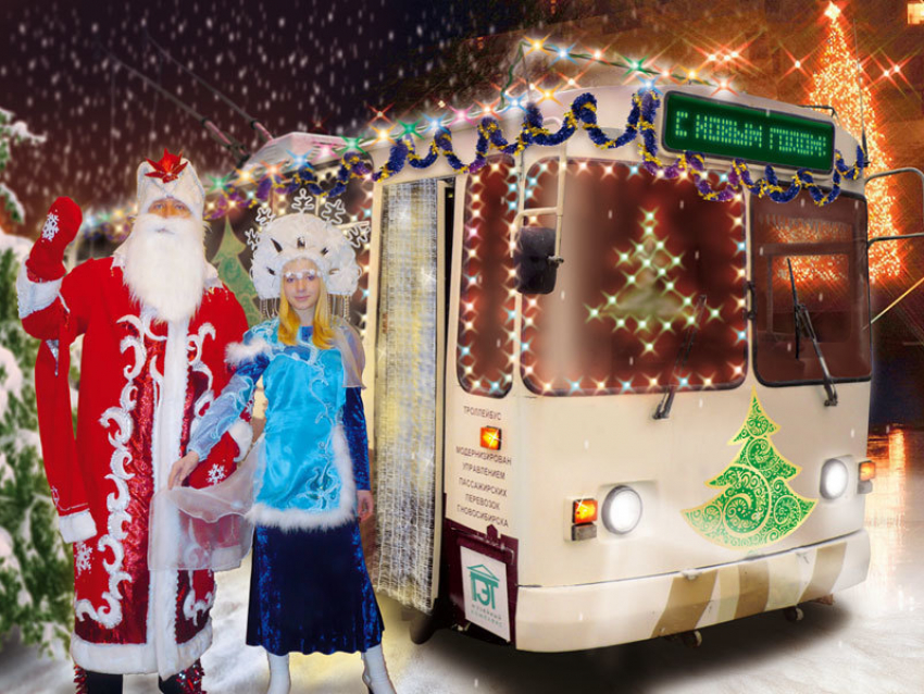 В Новогоднюю ночь ростовский общественный транспорт будет работать на час дольше