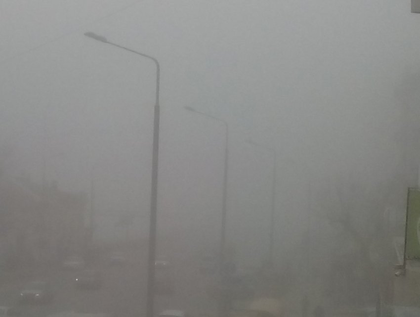 Таинственный и мрачный туман окутал берега Дона в Ростове